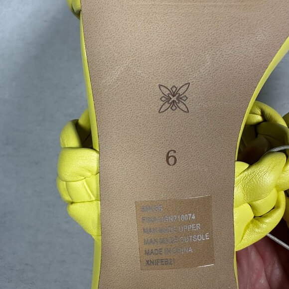 BCBGeneration Finaa Heel Lemon Size 6 Womens NWT - Picture 6 of 6